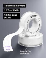 VCE PTFE thread-sealing tape – White – 2-pack - Image 7
