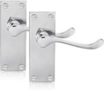 XFORT Lever door-handle pair – Polished Chrome - Image 7