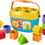Shape sorting block bucket – 1 Count (Pack of 1) – Various Colour