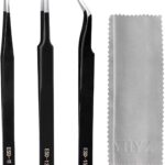 YHYZ Anti-static electronics tweezers – Silver, Black