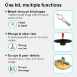 Drain rodding kit – Red - Image 5