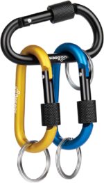 BEEWAY Utility locking carabiner clips – 3 Colors