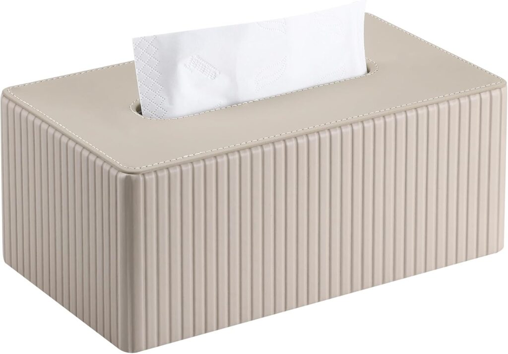KINGFOM Decorative tissue-box cover – Beige