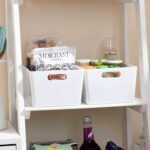 Niftii Handled small storage baskets – White - Image 7