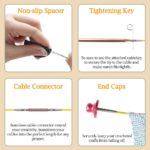 Interchangeable circular knitting needles – 3.0-10.0mm – Rose Gold – 13-pack - Image 5