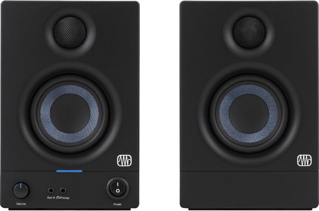 PreSonus Powered studio monitor speaker pair – Eris 3.5 – Black