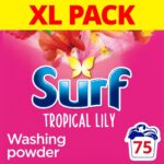 Surf Tropical Lily Washing Powder, 75 washes, 3.75kg