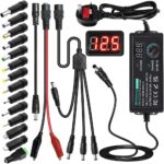 Wefomey Variable-voltage DC device power adapter – black