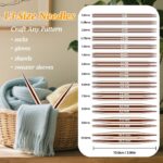 Interchangeable circular knitting needles – 3.0-10.0mm – Rose Gold – 13-pack - Image 3
