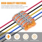flintronic Two-pin insulation-displacement wire connectors – 34PCS Grey - Image 5