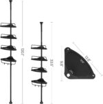 Telescopic tension-pole shower shelf - Image 8