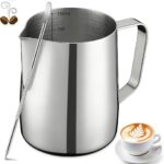 PLACHIDAY Milk-frothing pitcher – Silvery – 350 ml