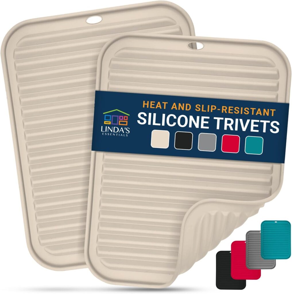 Silicone heatproof trivets