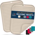 Silicone heatproof trivets