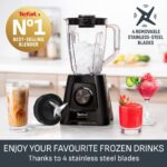 Tefal Blendforce II Blender, 2L Plastic Jug, 600W, Ice Crush, Black - Image 5