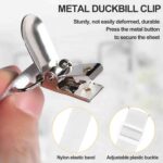 Quelcc Adjustable elastic bed-sheet clips, 4 pieces – 4pcs - Image 3