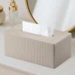 KINGFOM Decorative tissue-box cover – Beige - Image 2