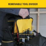 Rigid-base tool backpack – 1-95-611 – Sac à dos porte outils – Black - Image 6