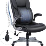 Swivel office chair with flip-up arms – 2822 – One Size – Black
