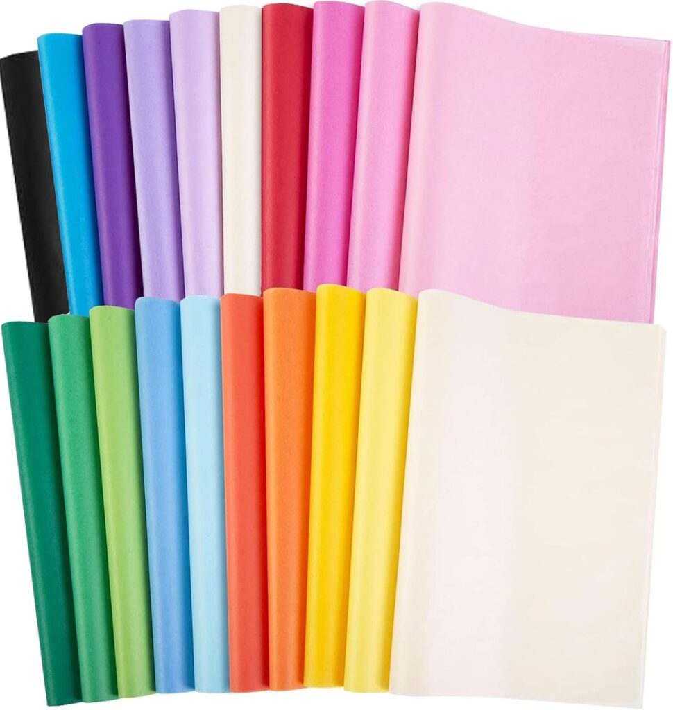 Cydaluya Coloured gift-wrapping tissue – Color 60 PCS