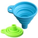 Collapsible silicone funnels – Blue + Green