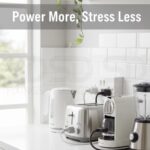 NANDEYIBI Double switched mains socket with pattress – White - Image 7