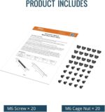 Vented server rack blank panels – 1U VENTED 5 Pack – Black - Image 6
