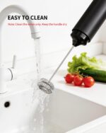 CIRCLE JOY rechargeable handheld milk frother – Storage Cover Black - Image 6