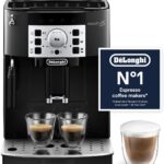 Automatic bean-to-cup coffee machine – Magnifica S – Black Silver, 3 Drinks – 1.8 litres