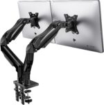 HUANUO Dual articulated monitor arm – Black