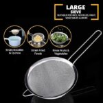 Jojeys Fine-mesh kitchen sieve set – Silver - Image 4