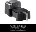 Ninja 4.7L Air Fryer Pro, Black, AF140UK - Image 2