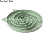 Silicone maze slow-feeder pet bowl – Green and Blue – 1 cups – 2-pack - Image 6