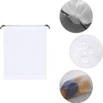 12 Pcs Shoe Bags for Travel Waterproof Dustproof Storage Bag – Transparent – 10-pack - Image 3