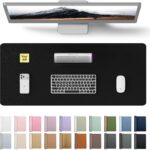 YSAGi Large desk protector mat – 60 x 35 cm – Black