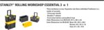 STANLEY Stacked rolling workshop toolbox – Black - Image 6