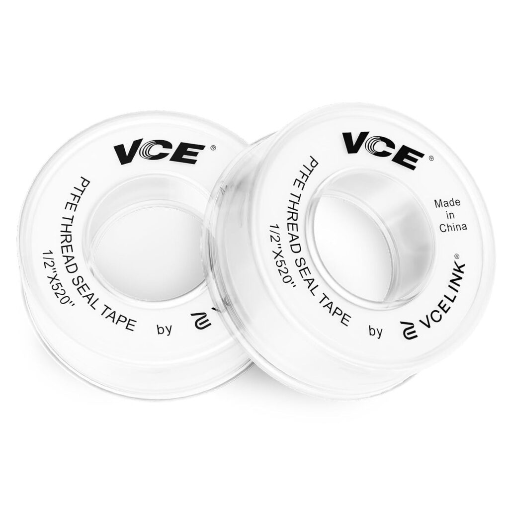 VCE PTFE thread-sealing tape – White – 2-pack