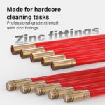 Drain rodding kit – Red - Image 6