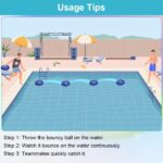 Water-skimming play balls – 5,5 centimeter – 4PCS – 4-pack - Image 6