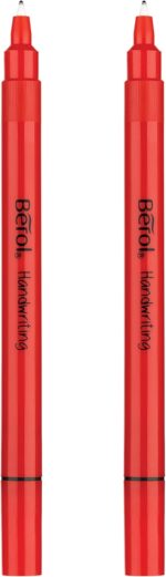 Berol Washable handwriting pens – round shape – Black - Image 6