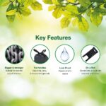 500 TidyZ Dog Poo Bags. Made from 100% Recycled Plastic. Extra Strong – Black – 5 litres – 10-pack - Image 4