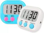 Vnvnvnv Multi-functional Digital Kitchen Timer | ABS material – White - Image 7