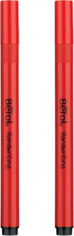 Berol Washable handwriting pens – round shape – Black - Image 5