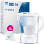 BRITA Water Filter Jug MAXTRA Marella, 3x Pure Performance cartridges – 2.4 litres