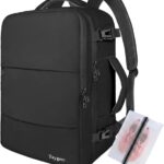 Ryanair Cabin Bags 40x30x20 Underseat, Travel Backpack Cabin Size – 100106blk – Ryanair 40x30x20cm – Black