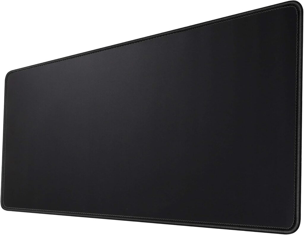 HIHUHEN Mouse mat/Large Mouse Pad 600x300x3 mm | XL mousepad – 60x30 Black001