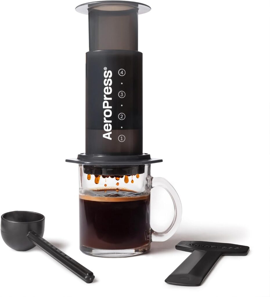 AeroPress manual coffee press – AeroPress A80 – Black – 295.74 ml