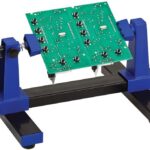 BURNTEC Rotating PCB edge-clamp holder – Blue – 20 centimetres