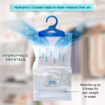 ANSIO wardrobe hanging dehumidifier bags 12 pack – White – 250 ml - Image 3