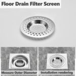 Toced Stainless Steel Kitchen Sink Strainer Plug – Silver 2 Pack - Image 8